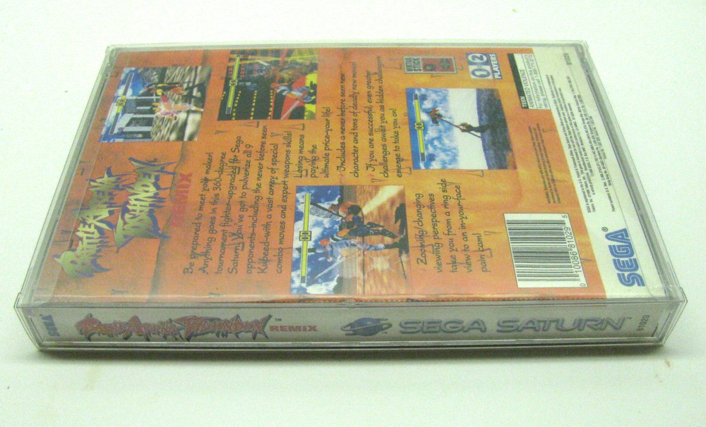 50x SEGA SATURN CIB GAME - CLEAR PLASTIC PROTECTIVE BOX PROTECTOR SLEEVE CASE