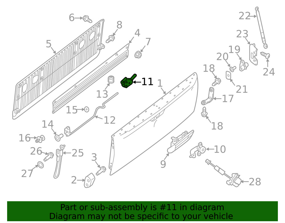 Genuine Nissan Remote Control 98166-EZ00B