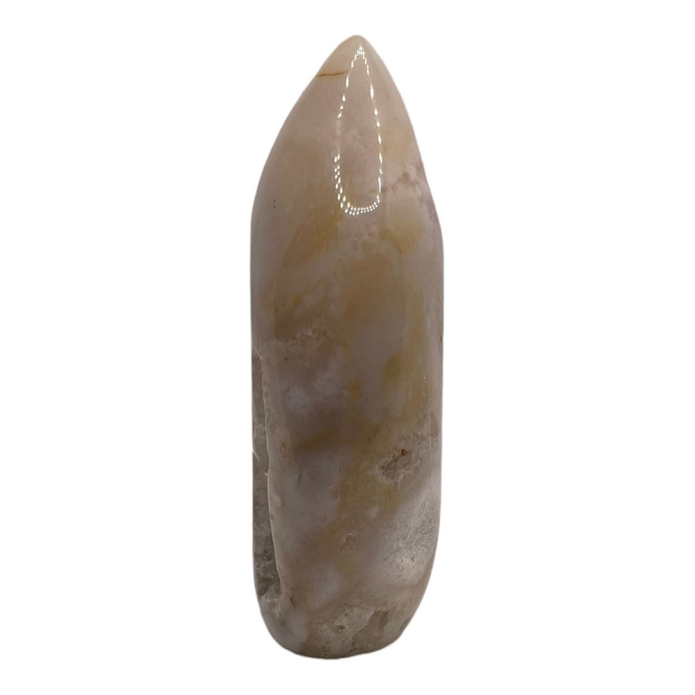 Pink Amethyst Free Form Flame Teardrop #1
