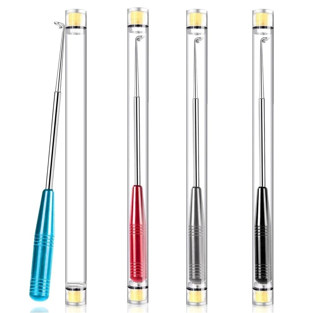 Fish Hook Remover Tool 4 Pack Quick Removal Device w/ Storage Case