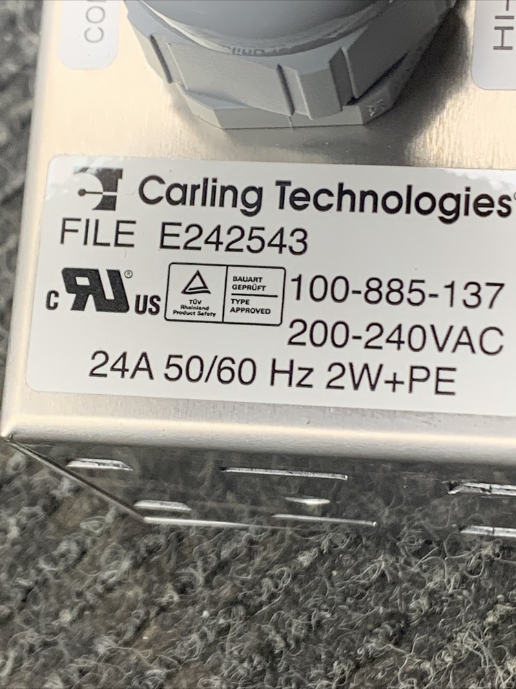 Used CARLING TECHNOLOGIES E242543 Power Distribution Unit 100-885-137