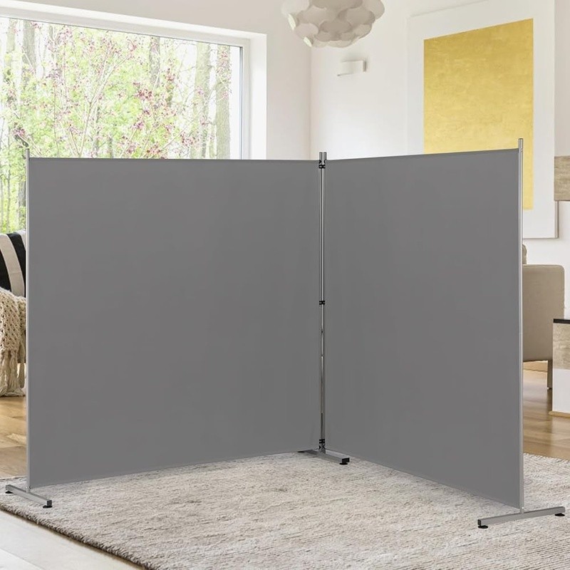 Lightweight Freestanding Room Divider Durable Privacy Screen Office Partition US