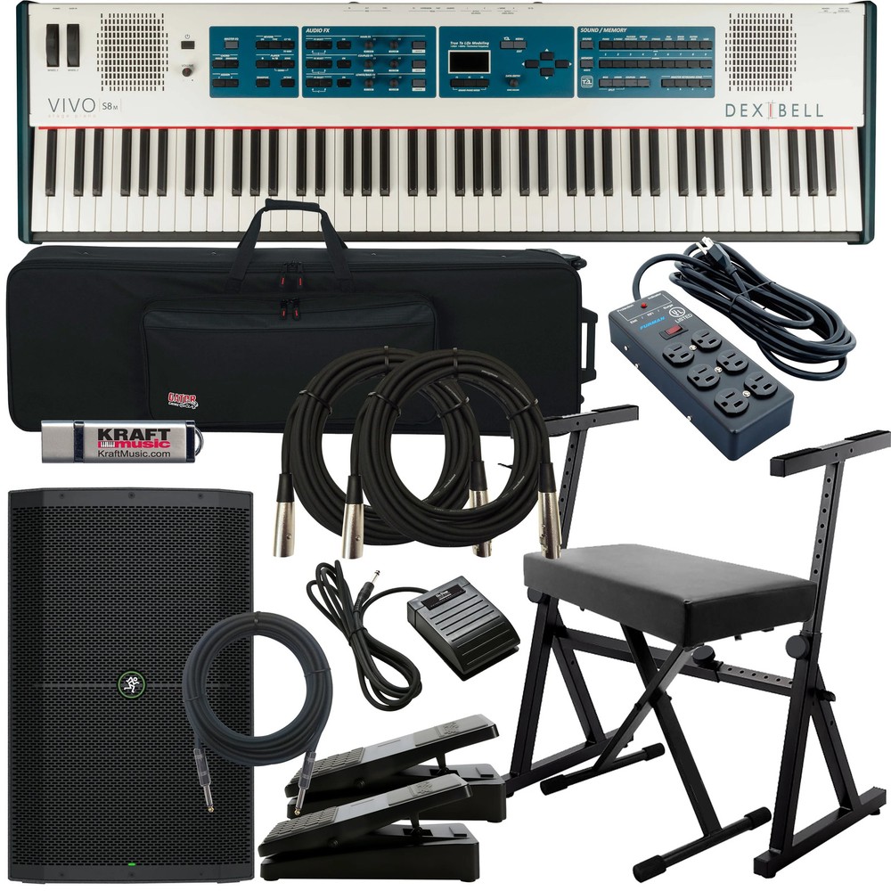Dexibell VIVO S8M Stage Piano COMPLETE STAGE BUNDLE