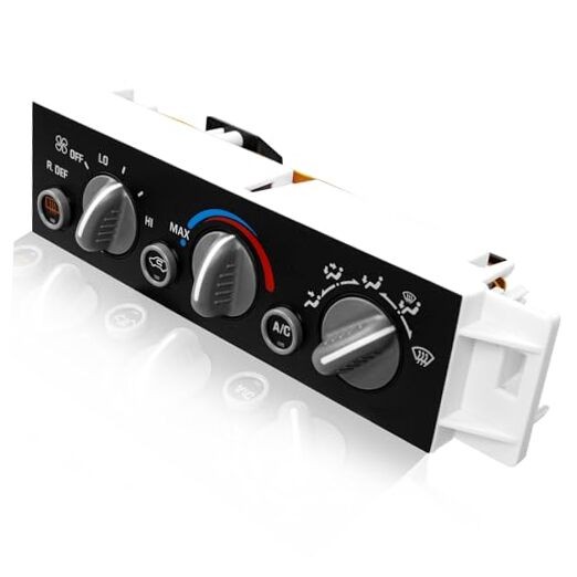 599-006 Front Climate Control Module A/C With Rear Window Defogger Switch