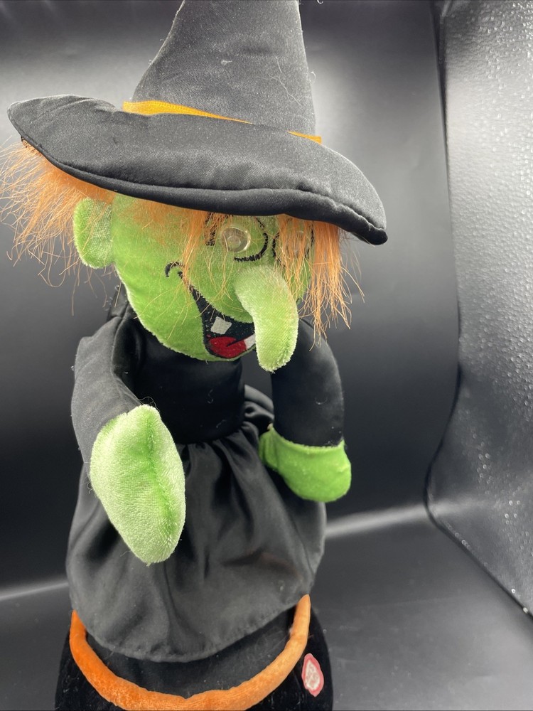 Hugfun Spinning Halloween Witch For Parts Does Not Spin
