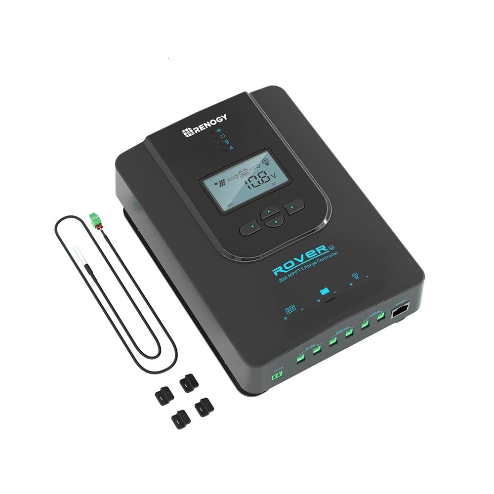 Renogy 20 Amp 12V/24V DC Input MPPT Auto Parameter Solar Charge Controller