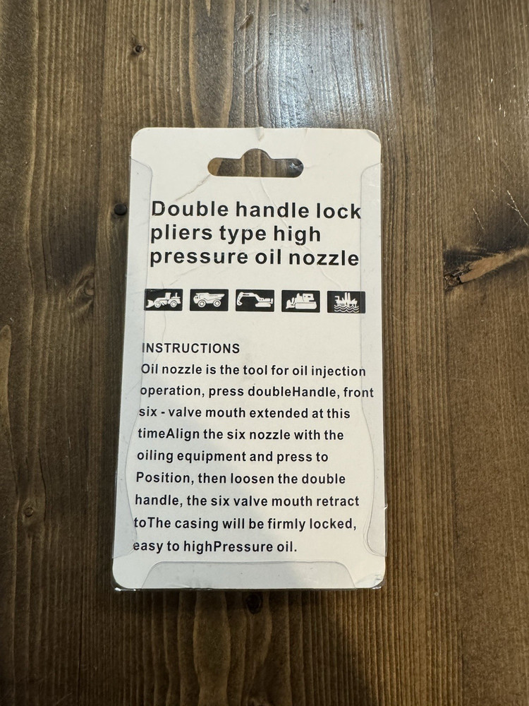 1 Piece Double Handle Grease Gun Coupler 10000PSI MAXI