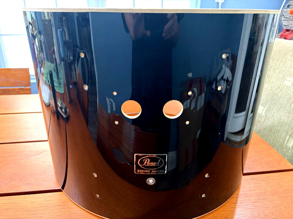 Pearl Export 22" X 16" Black Bass Drum Shell