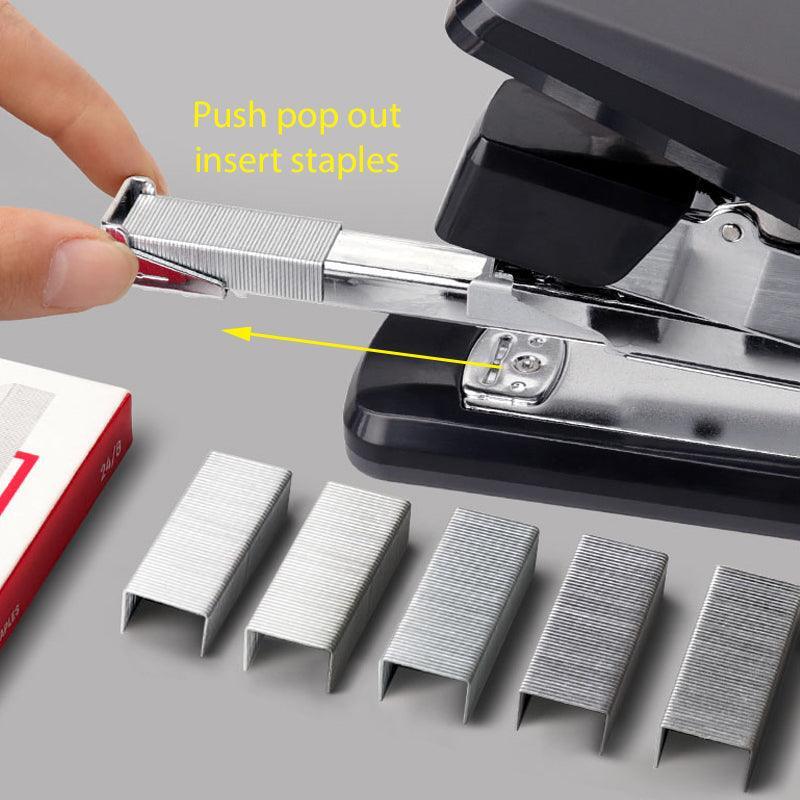 One Finger Push Effortless Heavy Duty Paper Stapler