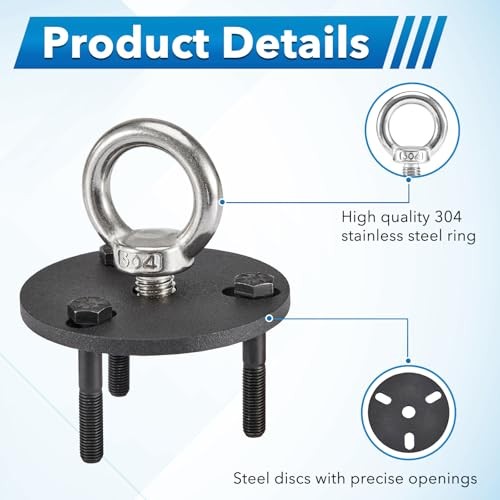 Outboard Engine Lifting Ring Tool with Adapter and Ring Fit for Evinrude