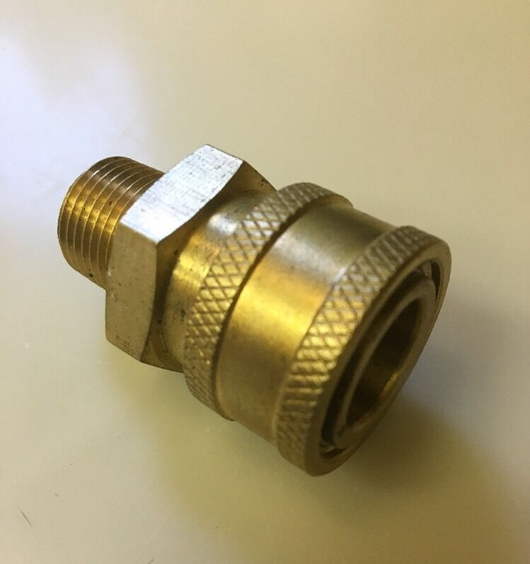 A+ 3/8 Pressure Washer Brass Quick Connect 3/8 NPT Solid Brass