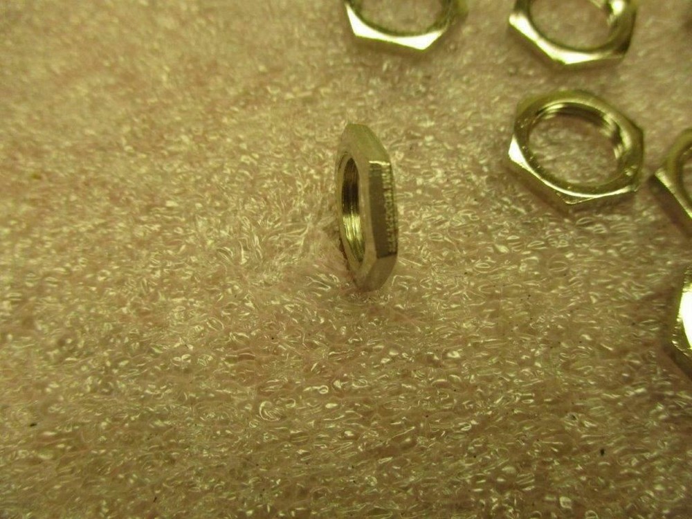 3/8-32 Volume Control Mounting Electrical Panel Jam Thin Nuts Chrome 25 pcs #184