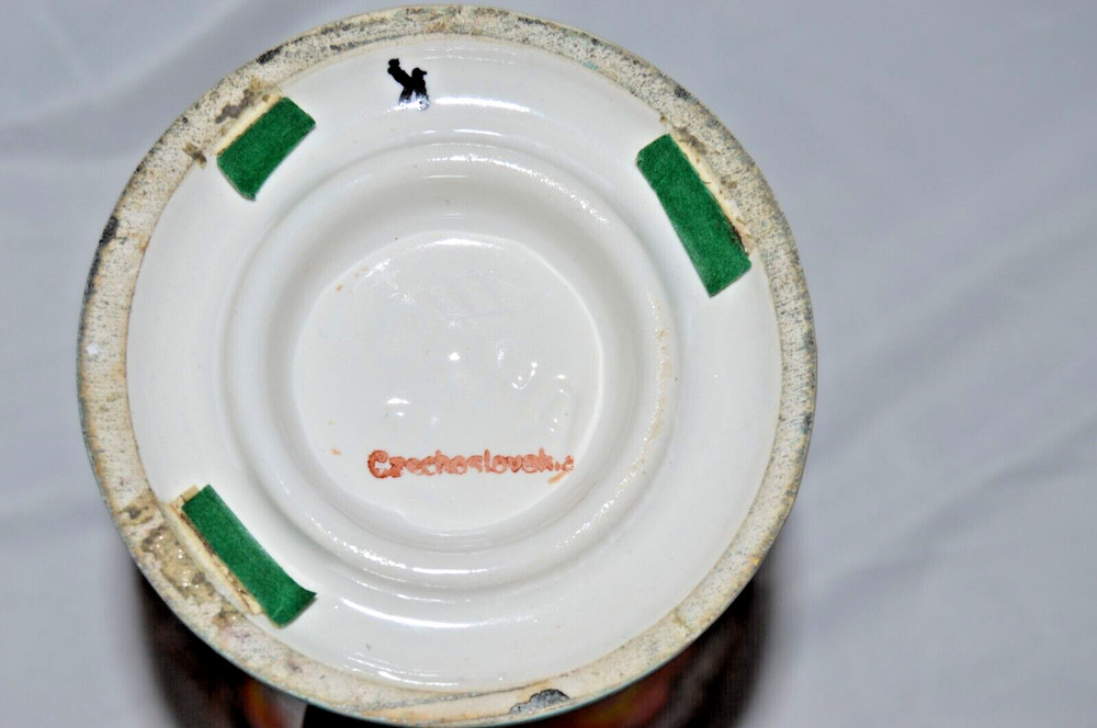 Czech Multi Colored Pitcher