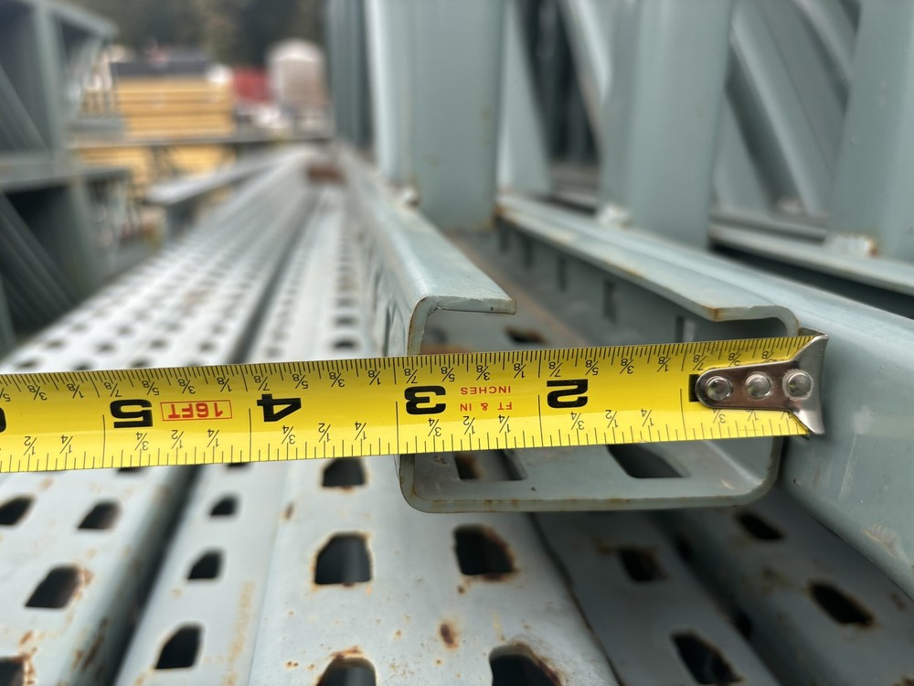Interlake Interack30 44" x 23' Pallet Rack Upright U Frame Punch Racking