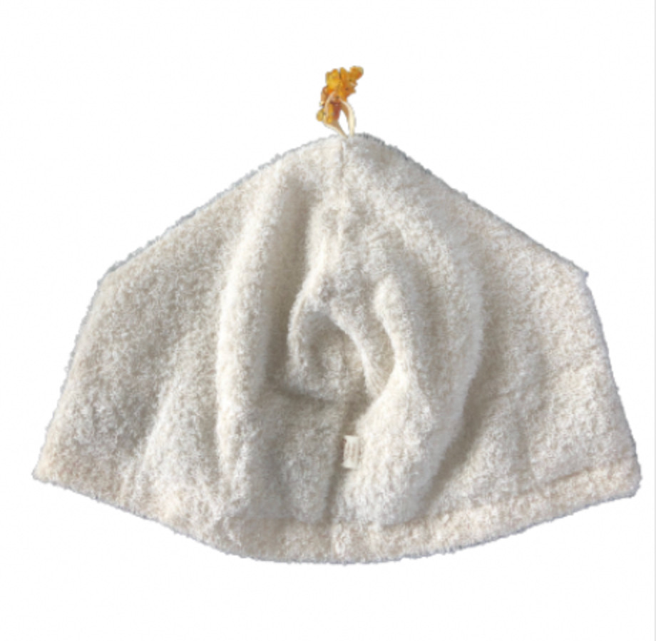 Premium Sauna hat with natural amber