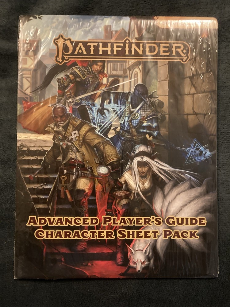 Pathfinder Advanced Player’s Guide Character Sheet Pack Sealed 2nd Ed.