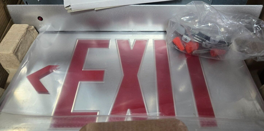 Lithonia Lighting Double Sided Recessed LED Exit Sign