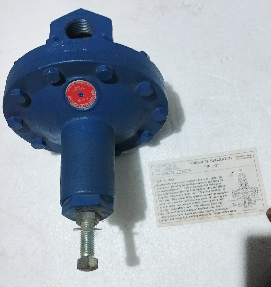 Watson McDaniel Type O Series Pressure Regulator 1" BO-14-0007-C  NEW
