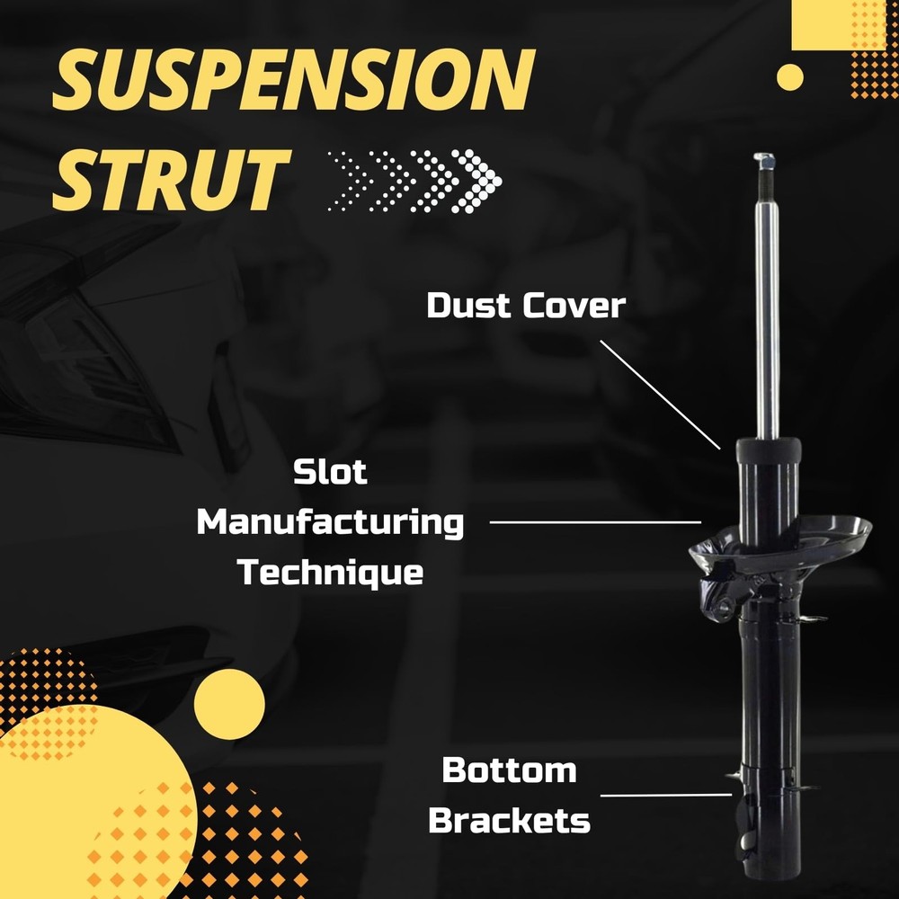 Front Struts Quick Strut Replacement 2PCS for Sprinter 3500 2500 3.0L 2010-2017