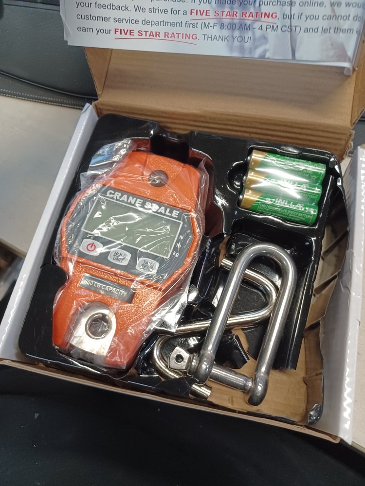 Buffalo Tools DHS660: Digital Hanging Scale with 660 Lbs Capacity