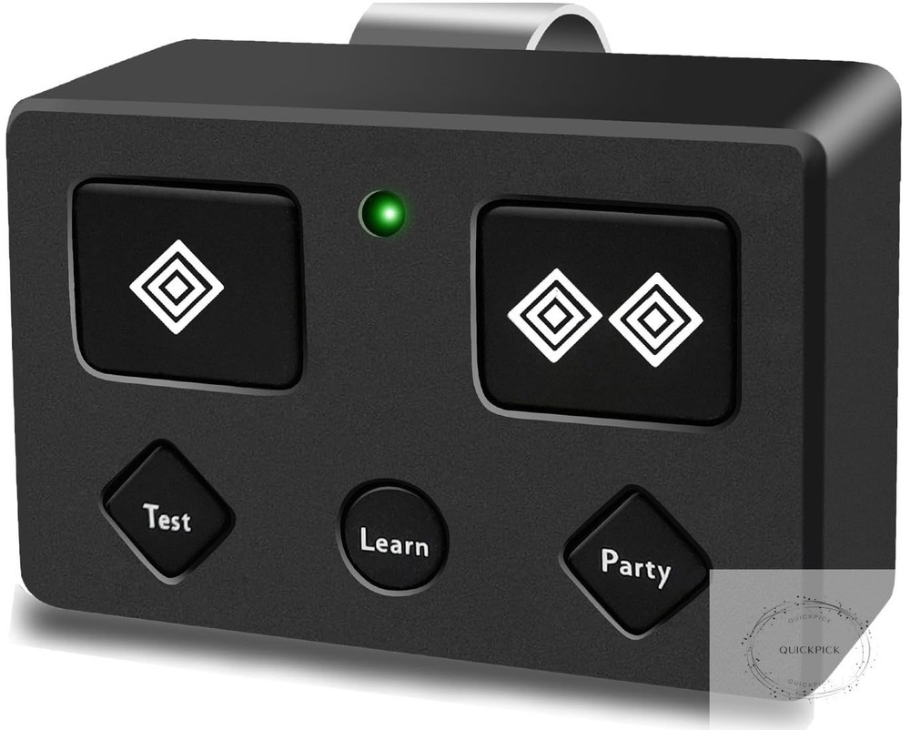 for Ghost Control, AXP1 AXS1 Ghost Gate Opener Remote Transmitter, 5-Button, 3-B