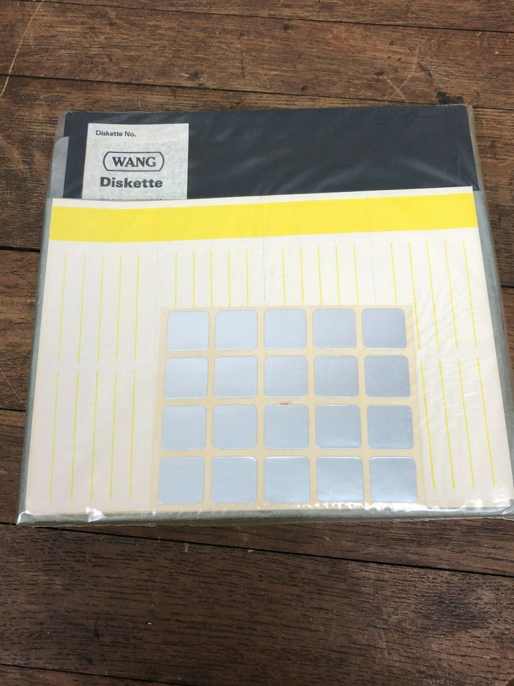 NOS - Wang Single Sided 8" Floppy Diskette