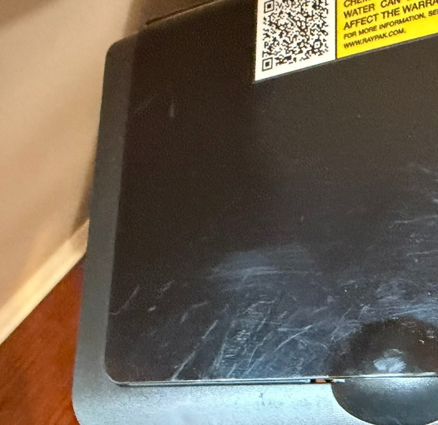 Pre-Owned RAYPAK Control Bezel Housing w/ Decal and Switch NO Board included