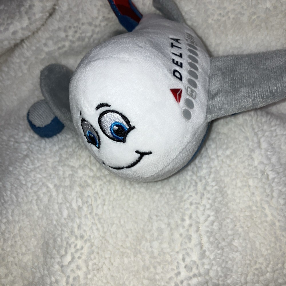 Delta Airlines Mini Plush Airplane 5"