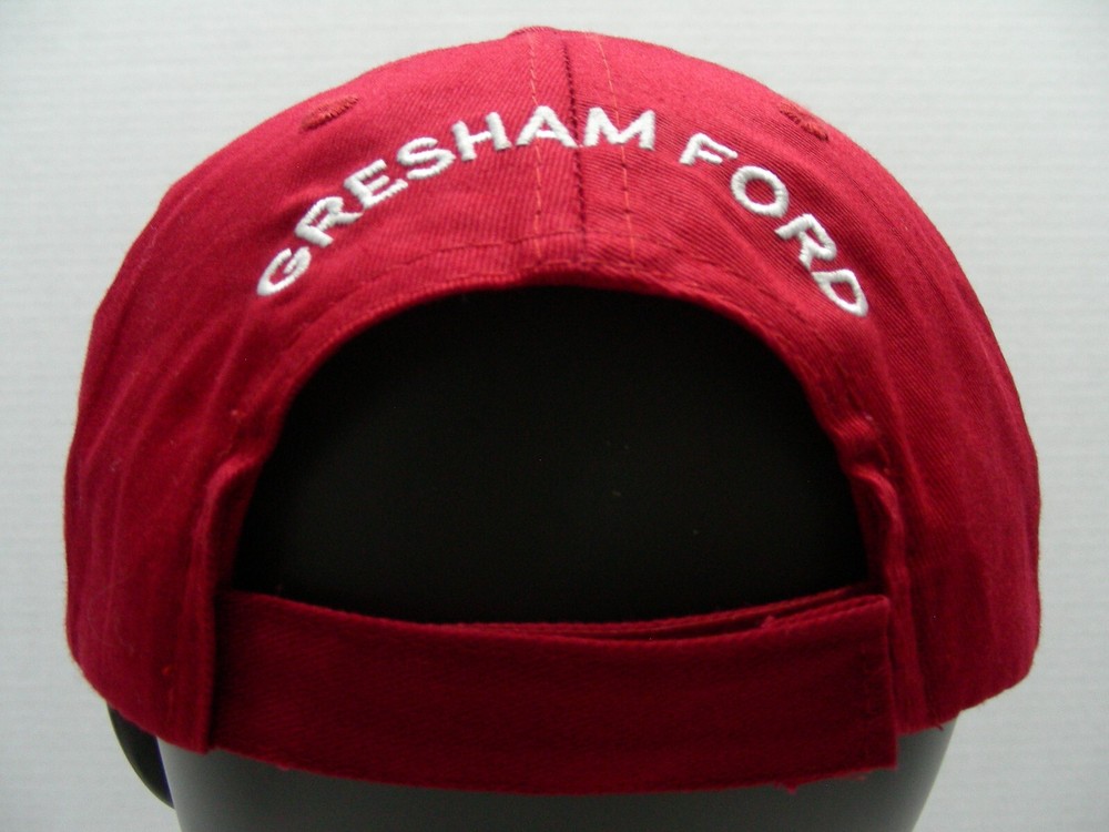 FORD - Gresham Ford - Red - One Size Adjustable Baseball Cap Hat!