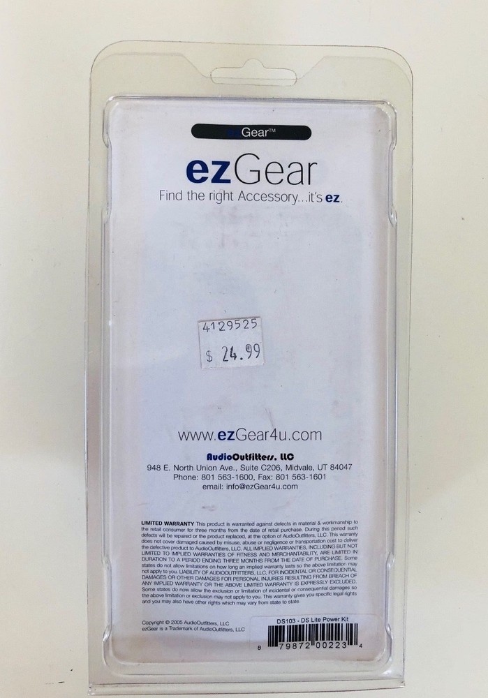 ez Gear Lite Power Kit DS103-DS