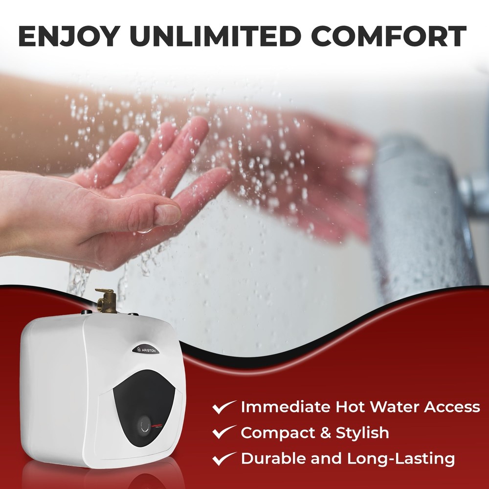 Mini-Tank Electric Water Heater 4 Gallon 120-Volt Point of Use