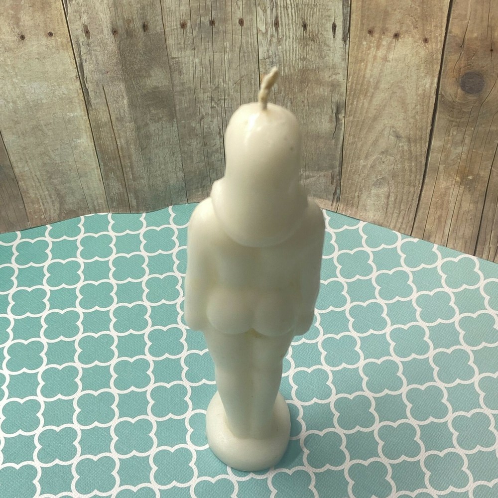 White Female Image Figure Candle
