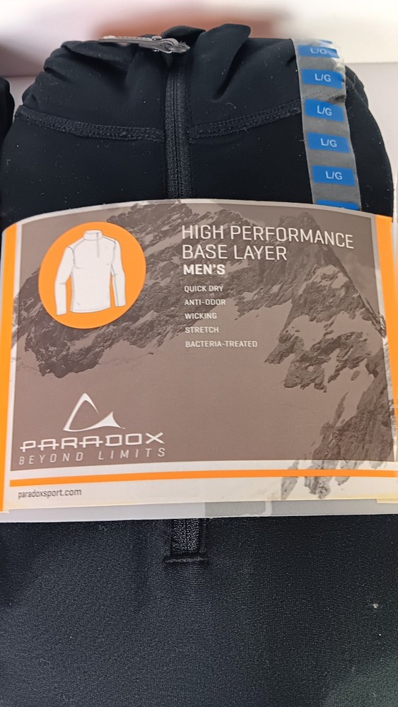 Paradox Beyond Limits Eco-Friendly Base Layer Set Men's L Pullover & Pants NIP