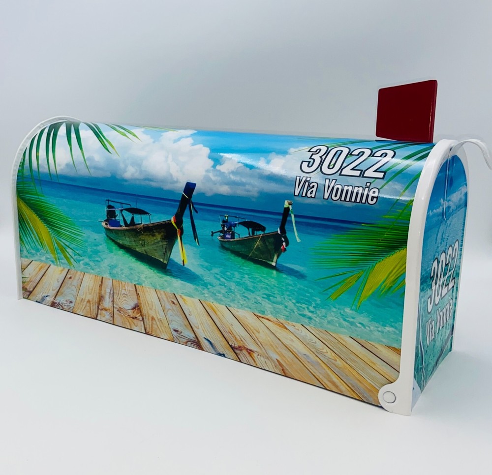 Tropical custom mailbox, Mothers Day Gift