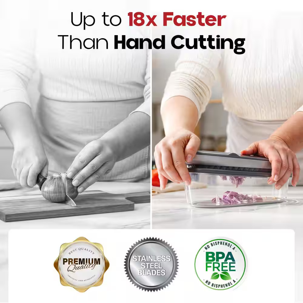 Chopzilla Portable Multi Function Chopper with 4 Blades