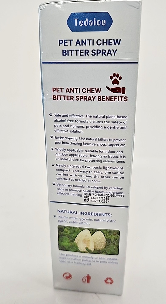 Tedaiou Pet Anti Chew Bitter Spray