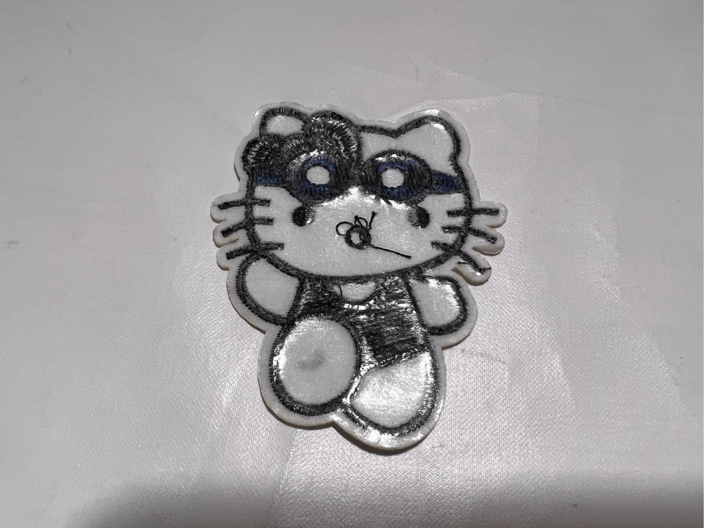 Hello Kitty in a Bathing Suit Iron on Patch