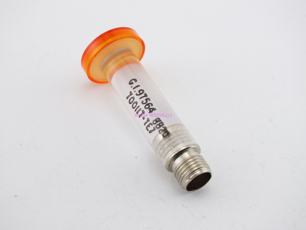 Panel Mount Amber Lens Light Tube - Ham Project Building