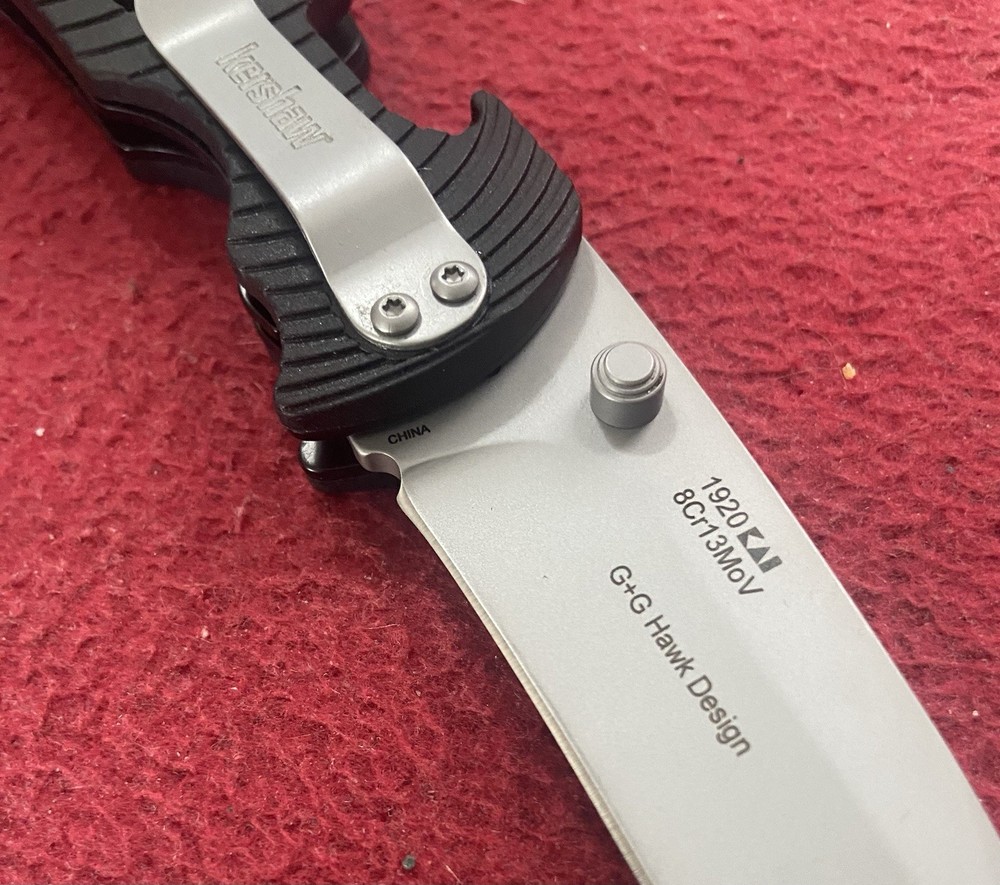 Kershaw 1920 Select Fire Pocket Knife G+G Hawk Design Multi Tool NIB