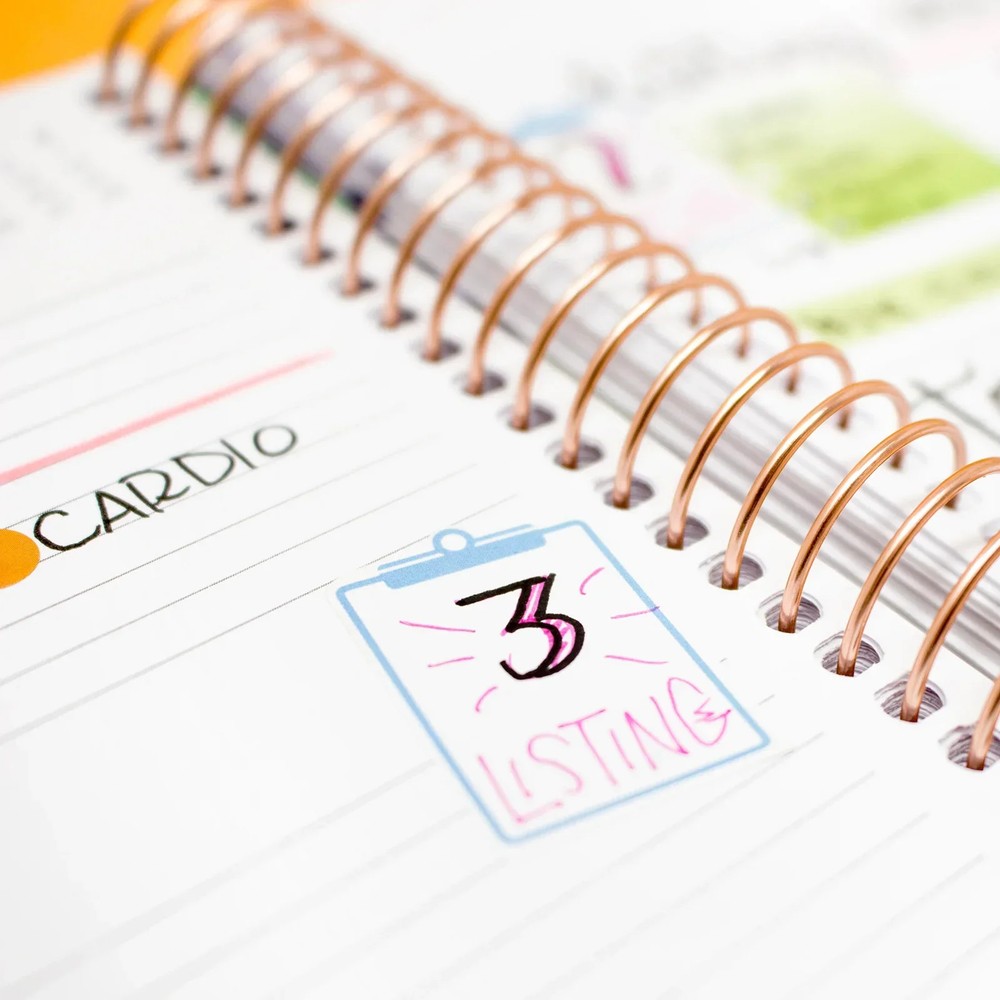 bloom daily planners Planner Stickers, Color Coding Pack, Bright