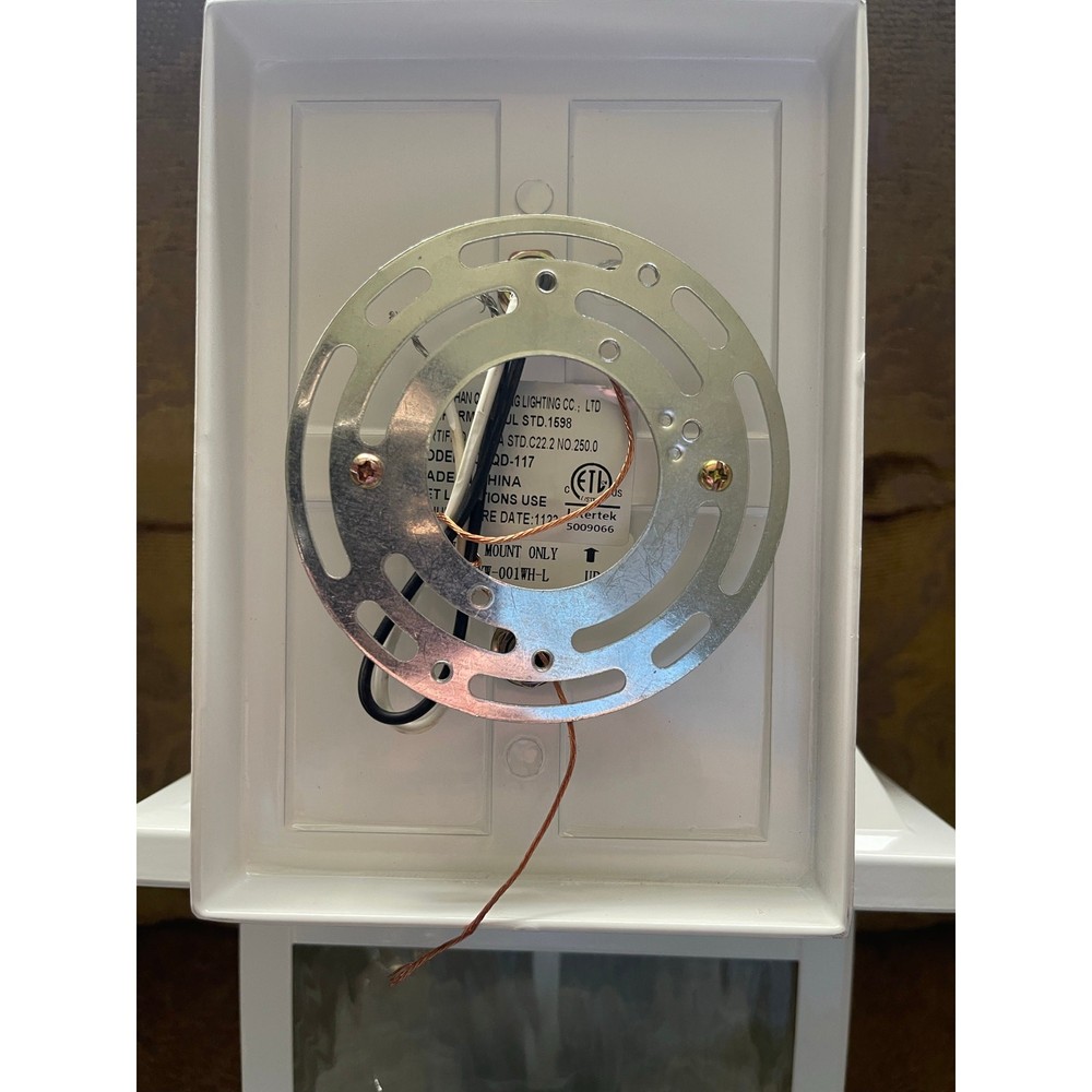 22” Large White Outdoor Light Fixtures Wall Mount