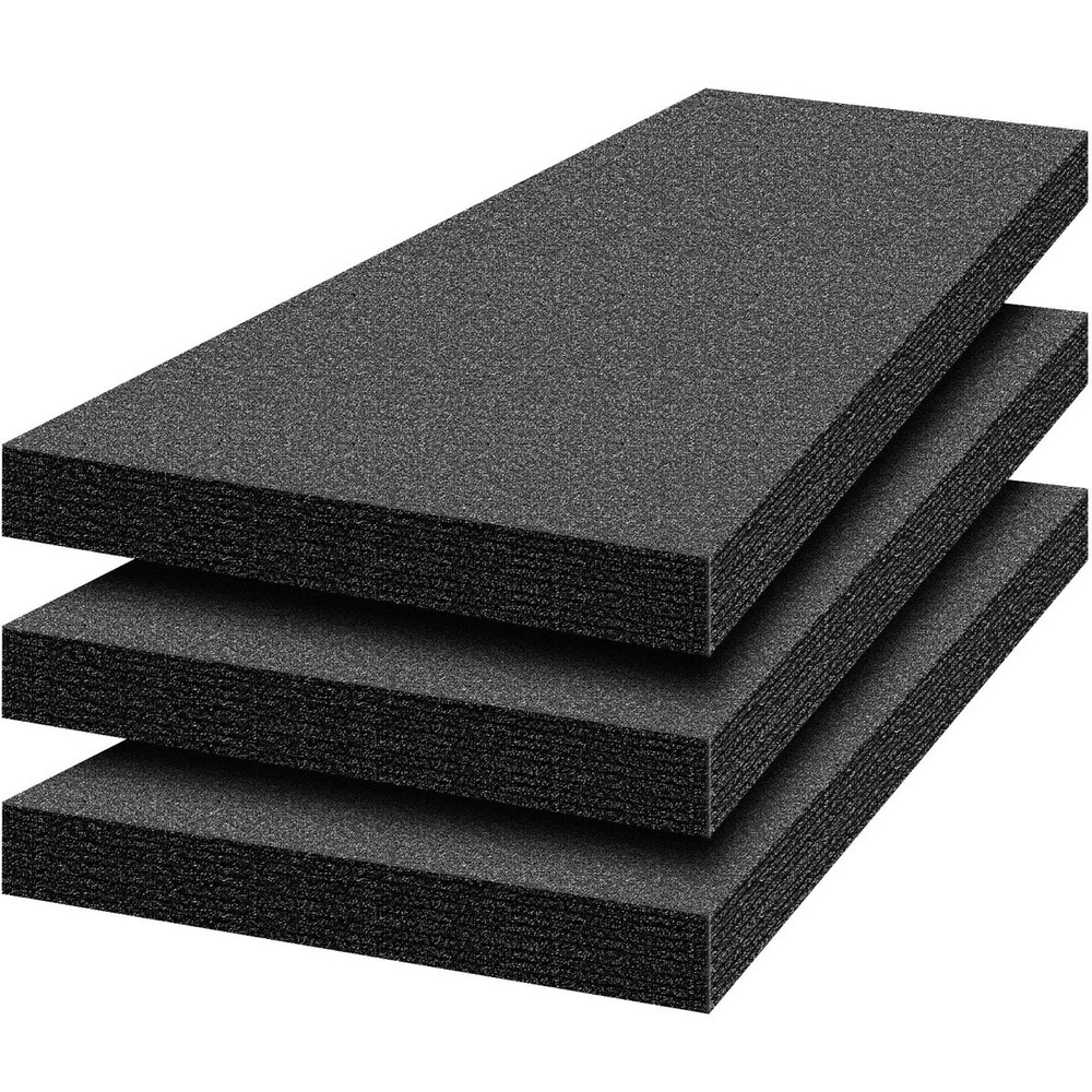 Yaomiao Polyethylene Foam Sheets 54x16x2 Thick Black Packing Inserts 3 Pack