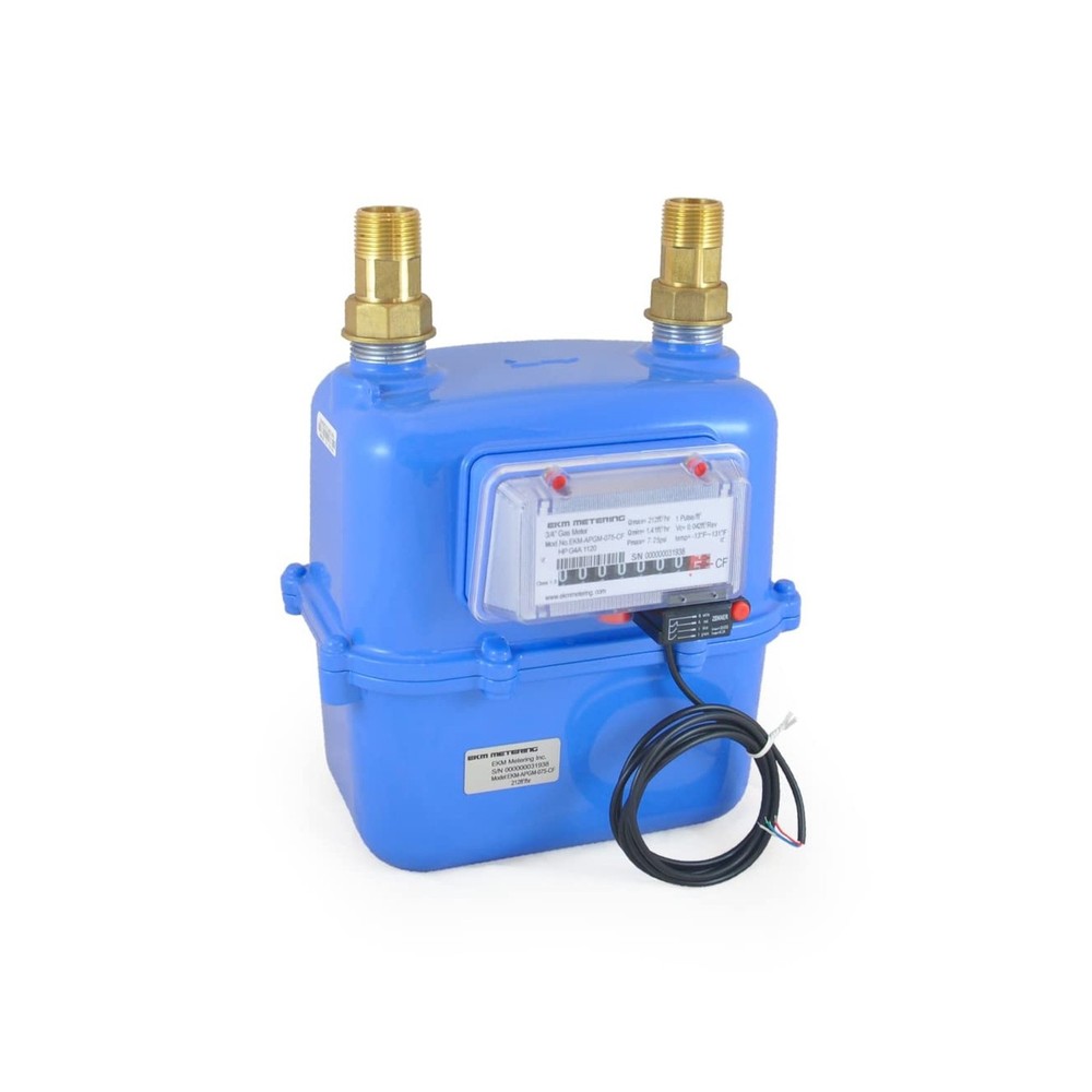 3/4" Gas Meter - Aluminum, Pulse Output
