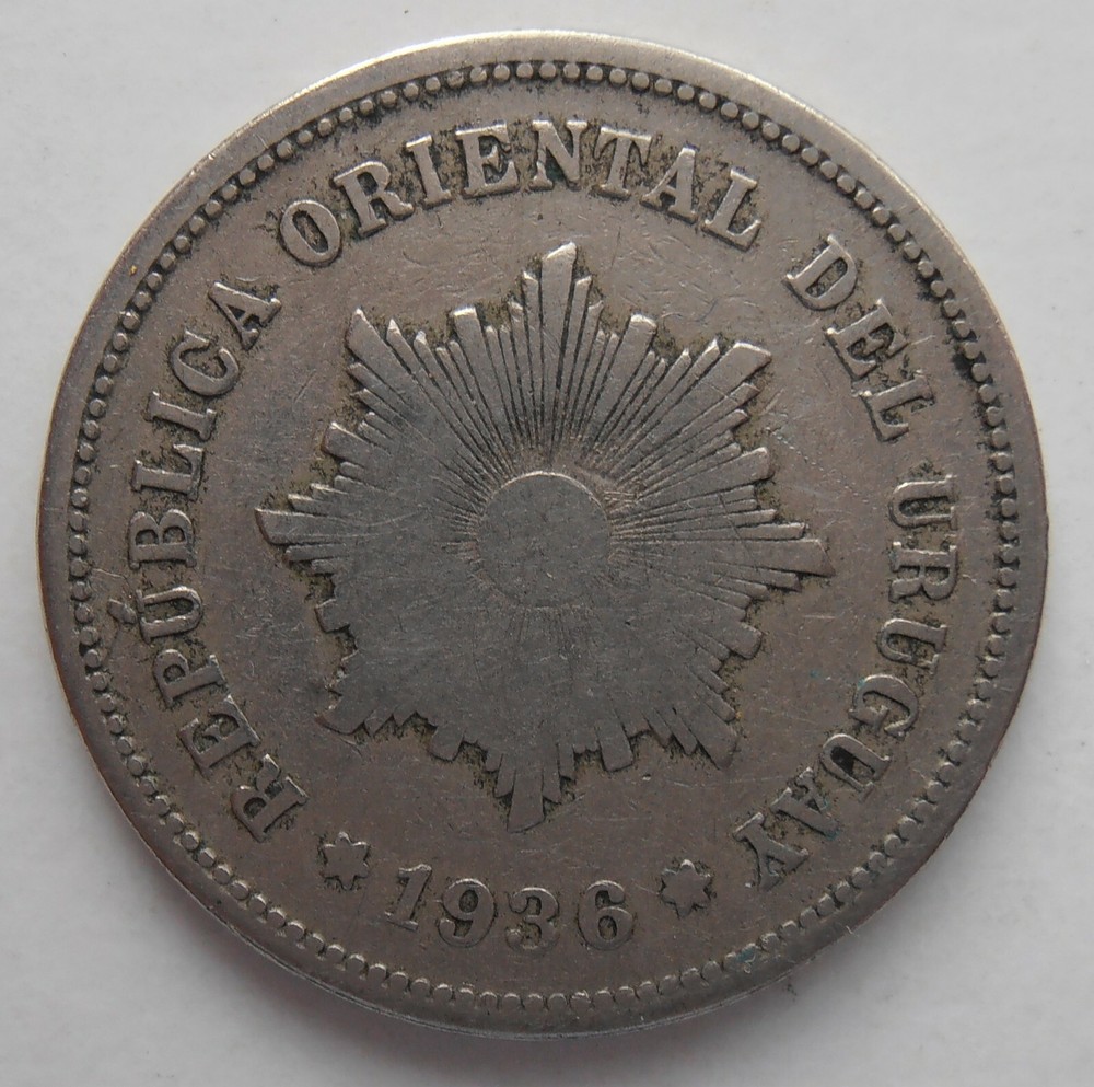 URUGUAY 1936 5 CENTESIMOS