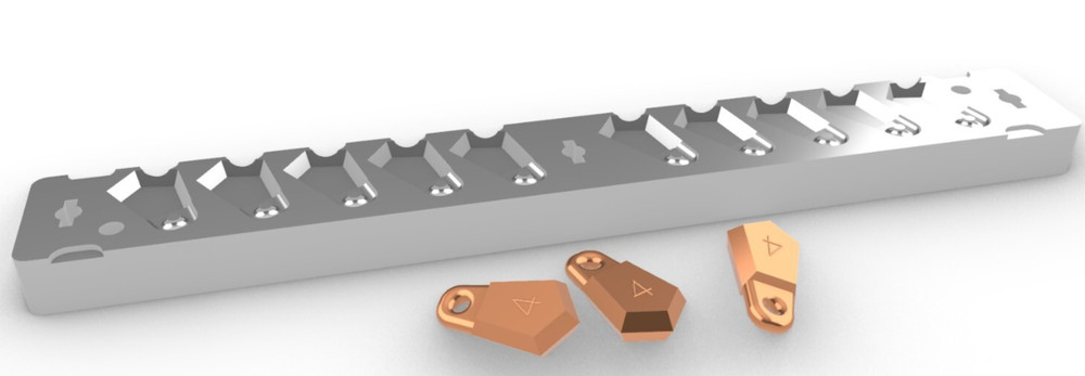 4 oz Flat Bank Sinker 10 Cavity Production Mold