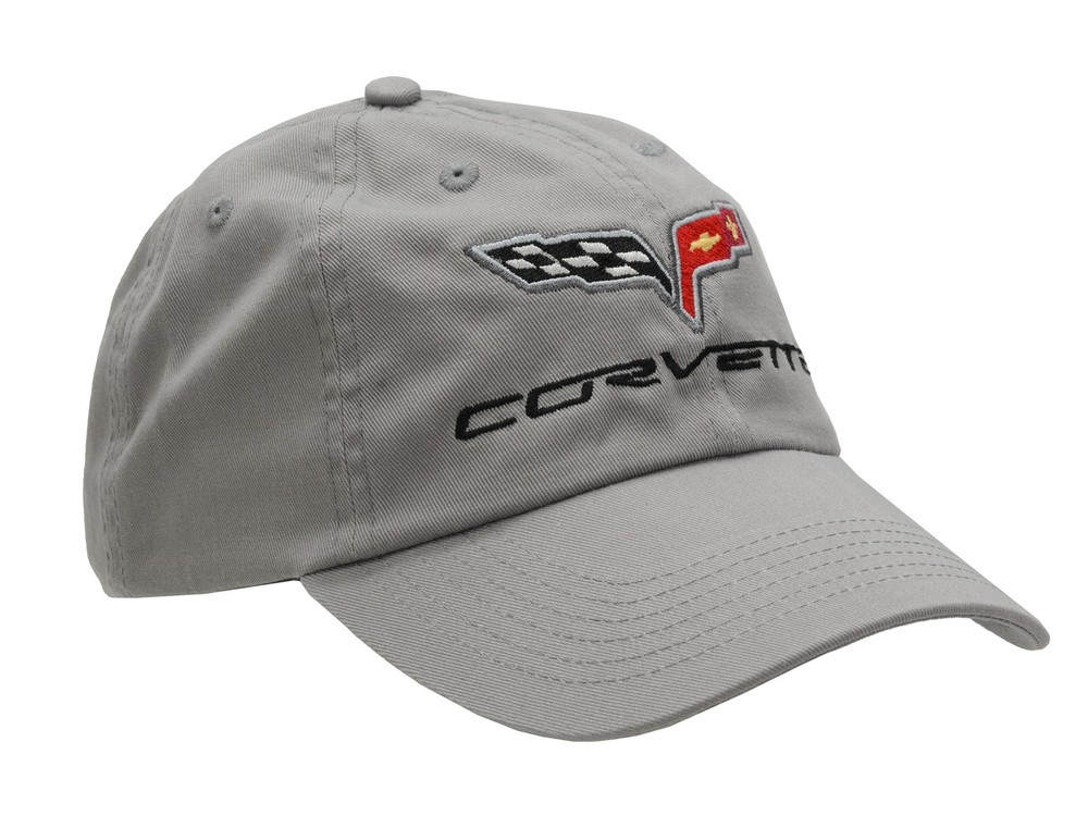 Corvette C6 Gray Twill Hat