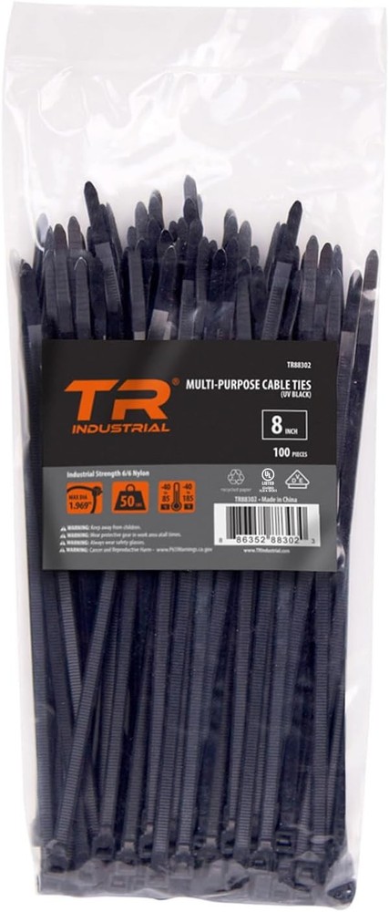 Cable Ties Black UV Resistant Pack