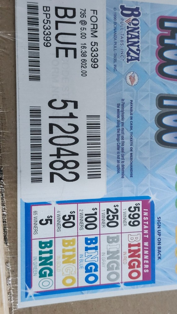 new vintage pull tickets-735 ct. instant tabs