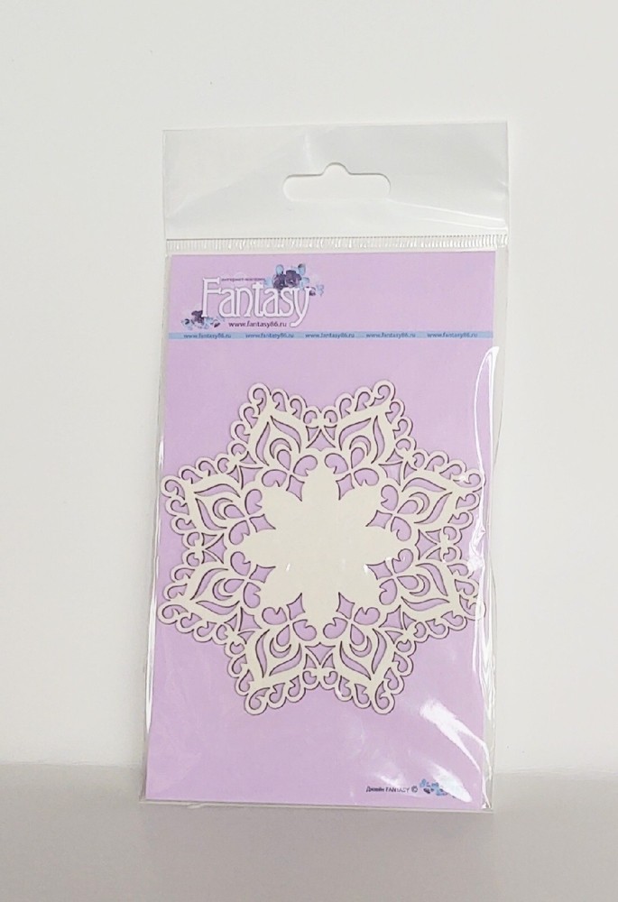 Fantasy Doily Chipboard Die Cut #16101
