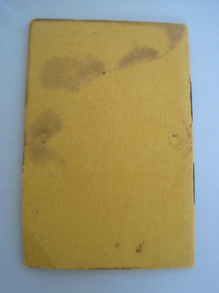 Patience Games Booklet 1925 4"x2.5"